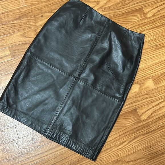Clothes by Revue Genuine Leather Maxi Skirt size 10 - Picture 3 of 8
